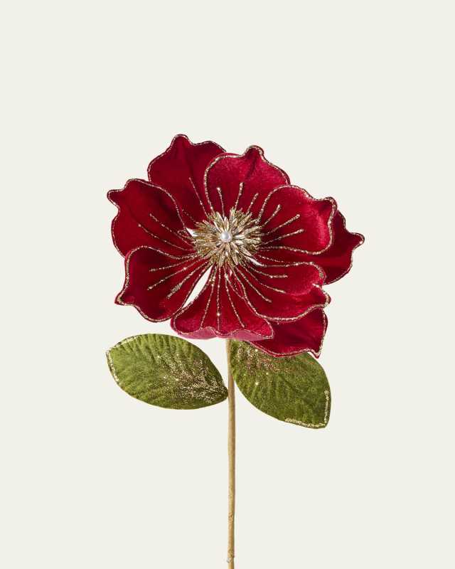 Jeweled Magnolia Stem, 22"